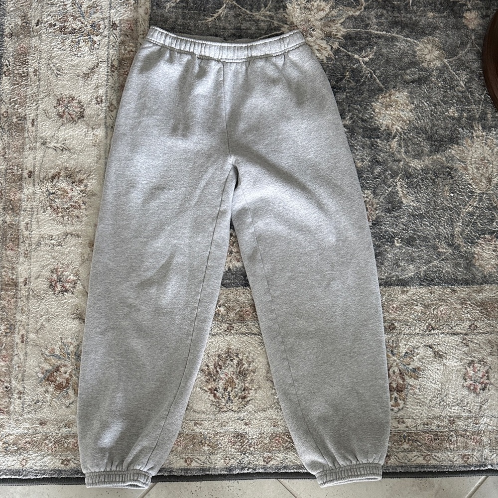 Aritzia TNA Cozy Fleece Gray Sweatpants